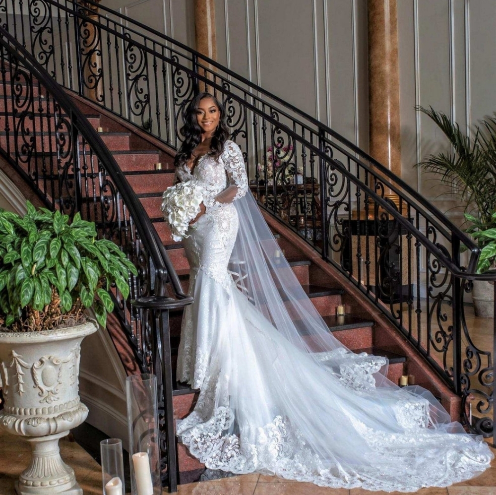 Pnina Tornai Long Sleeve Wedding Gown